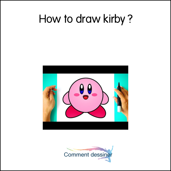 How to draw kirby